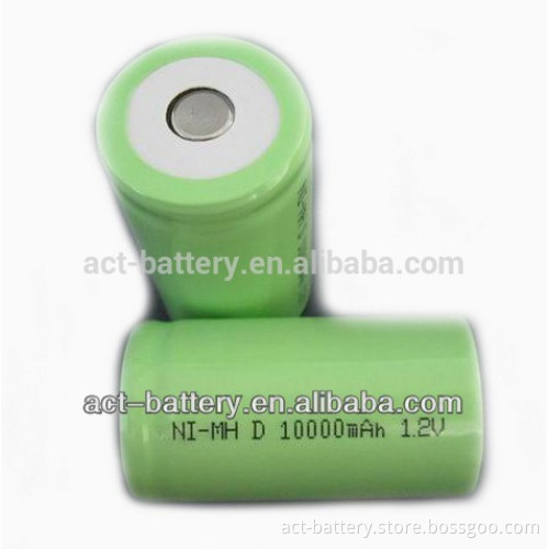nimh d size 1.2V 9000mAh rechargeable battery for LED
